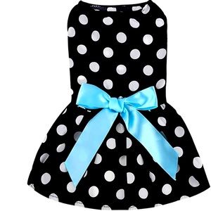 Small Dog Floral Summer Dress with Bow tie- NEW with no tag